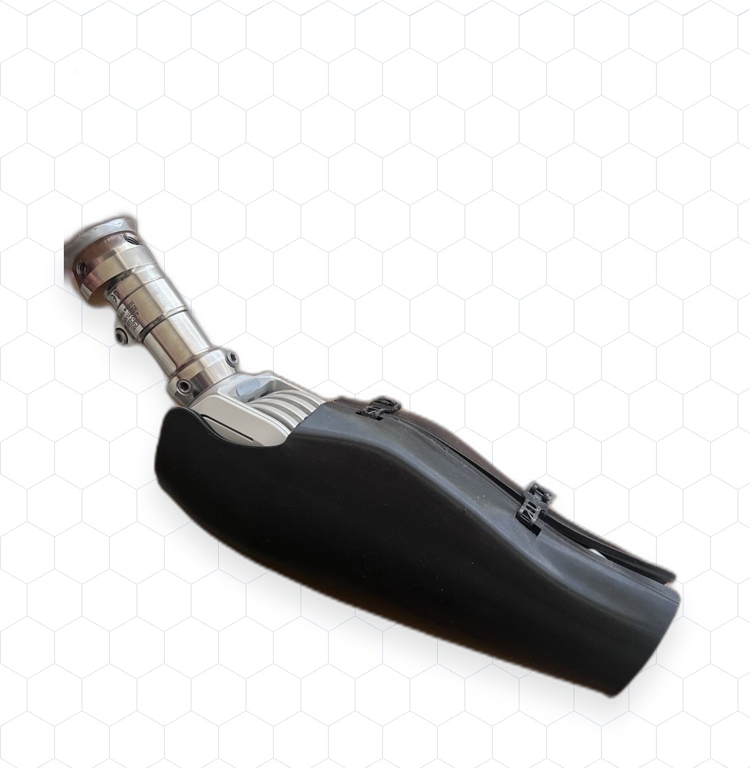 Plastic cover for a leg prosthesis